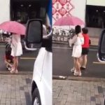 雨天腳被弄濕!媽媽蹲下幫擦鞋 女兒斥「沒擦乾淨」