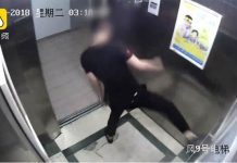 酒醉男電梯裡練武!被逮時一臉困惑 踹壞3部下場GG