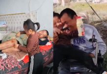 男車禍癱瘓妻帶子落跑 獨留6歲女兒「蓋被暖餵」照顧他