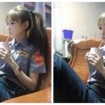 美到犯規!馬尾女警萌臉大眼 網友暴動:想被她逮捕
