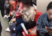 馬尾妹搭地鐵滑手機 「包包霸座」遭勸還回嗆:沒辦法拿