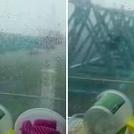 颱風「山竹」瘋狂控制起重機 親眼目睹「差幾公分」就撞爆玻璃窗