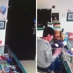 泡麵「突然炸飛」空中旋轉後墜落 男子驚魂未定:發生了什麼事…