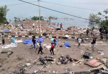 印尼強震海嘯增至410死 副總統:恐有數千死