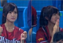 桃猿中信比賽場邊女球迷超可愛!「有翁滋蔓fu」導播狂拍…棒球版網友洗版暴動:神出來!