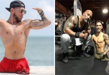 巨石強森也是粉絲 剩1/3身體的男子「能舉百公斤又能扮喪屍」