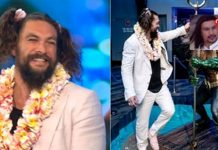 這不就是徐錦江嗎?水行俠萌綁雙馬尾跟蠟像合影,等等~製作者是不是做錯人了XDD