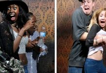 每個人離開這間鬼屋都會拿到「一張相片留念」,當看到照片瞬間笑翻:偷掐那裡是怎麼回事?XDD