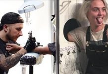 你敢隨機刺青嗎?將手臂伸進洞裡知名刺青師就會為你隨機刺青,成品讓大家都驚喜得說不出話來