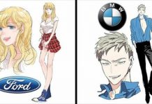 當知名汽車品牌都「擬人化」 果然藍寶堅尼帥到爆啊