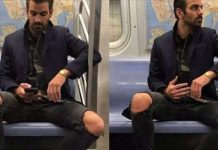 地鐵偷拍男神問「這是你嗎?」竟釣出本尊神回覆!結局笑翻網民