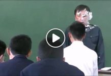 幫老師慶生把蛋糕往臉上砸,沒料到老師大暴走嚇到學生全冒冷汗,結局神展開!