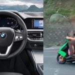 車買錯了嗎?寶馬窗外皮包鐵「後座載辣妹」反觀自己副駕…網民一看全笑瘋XD