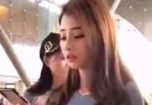 妹子機場互嗆!生氣氣一挺胸「超大亮點」讓人瞬間失焦..網友硬撐:大就是正義!