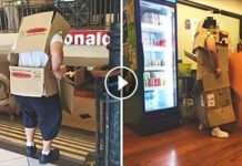 男學生為了潛入網咖 「穿紙箱遮蓋校服」以求說服老闆讓他進入