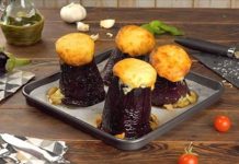 噴著肉醬起司熔漿的紫色小火山,快來學怎麼做!