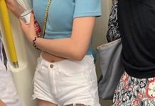 地鐵正妹長腿超吸睛!怎料轉身露出「阿嬤畫面」網眼鏡跌破:這超滅火der!