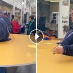 難道這樣就不用戴口罩了嗎XD?義男子化身「人體CD」上街 方圓1公尺全淨空