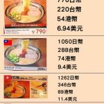 一蘭把台灣人當盤子?網友公布這張「一蘭在世界各地的價目表」…原來最貴在這裡!