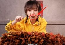 大胃王吃666根肉串,以為真能吃,鏡頭放大後,網友:我能吃999串!