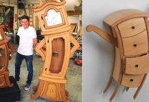 櫃子有靈魂!木工打造「迪士尼風傢具」造型超魔幻 最狂作品「米奇米妮收納櫃也有」牽牽手太Q❤️