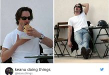 網友神惡搞「基努李維在幹嘛」系列照片!各種廢到笑描述害大家笑哭了