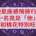 2022星座感情排行榜!第一名年初桃花特別旺!
