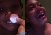 這笑聲有毒 她拿媽媽的凡士林塗嘴唇 結果是「菊花鬆弛劑」 她事後上傳影片自己笑瘋