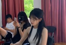 仙女老師爆紅!男同學趴窗旁聽「應到35人,實到80人」