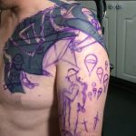 17年前被刺壞的圖案「讓天才刺青師亂畫一番後」奇蹟出現了!這作品太美了!