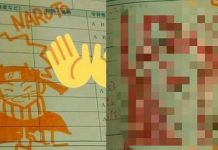 日本網友在值日冊上畫了個鳴人,結果老師回了他這位 網友:一山還有一山高