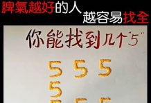 圖中共有幾個“5”?
