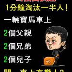 馬雲面試題:車上有幾人?