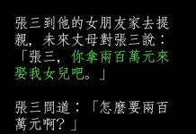 丈母娘好像被說服了