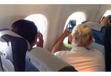 飛機在一萬英呎高空,女乘客拿手機拍下窗外風景卻目睹驚人事件全紀錄