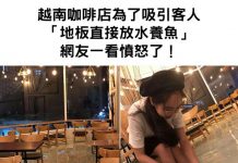 越南咖啡店為了吸引客人 「直接在地板放水養魚」網友看了超憤怒!