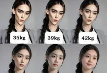 「不同體重」對顏值的變化:你更喜歡哪一張臉?