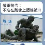 曬的是〈遮醜布〉