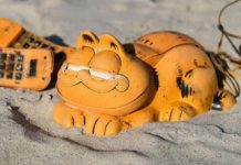 海灘上「加菲貓電話」不管撿幾次都會一直再出現!當地人困惑30年…謎團終於解開了