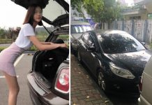 正妹路邊停車無極限!「5CM」老司機神技巧…不該低估妳的!