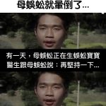 醫生跟母蜈蚣說了一句話,母蜈蚣就暈倒了…