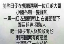 刺青大哥身上的紋身圖案原來有這個意思… 傻眼了