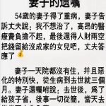 看到最後太心疼妻子了!