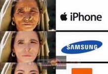 各家廠牌手機的美肌功能,最後一張圖笑翻千萬網友