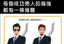 每個成功的男人背後有脊椎?而生氣的女人背後除了脊椎竟然還有……!?